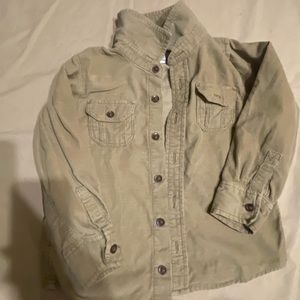 Tan Toddler button up